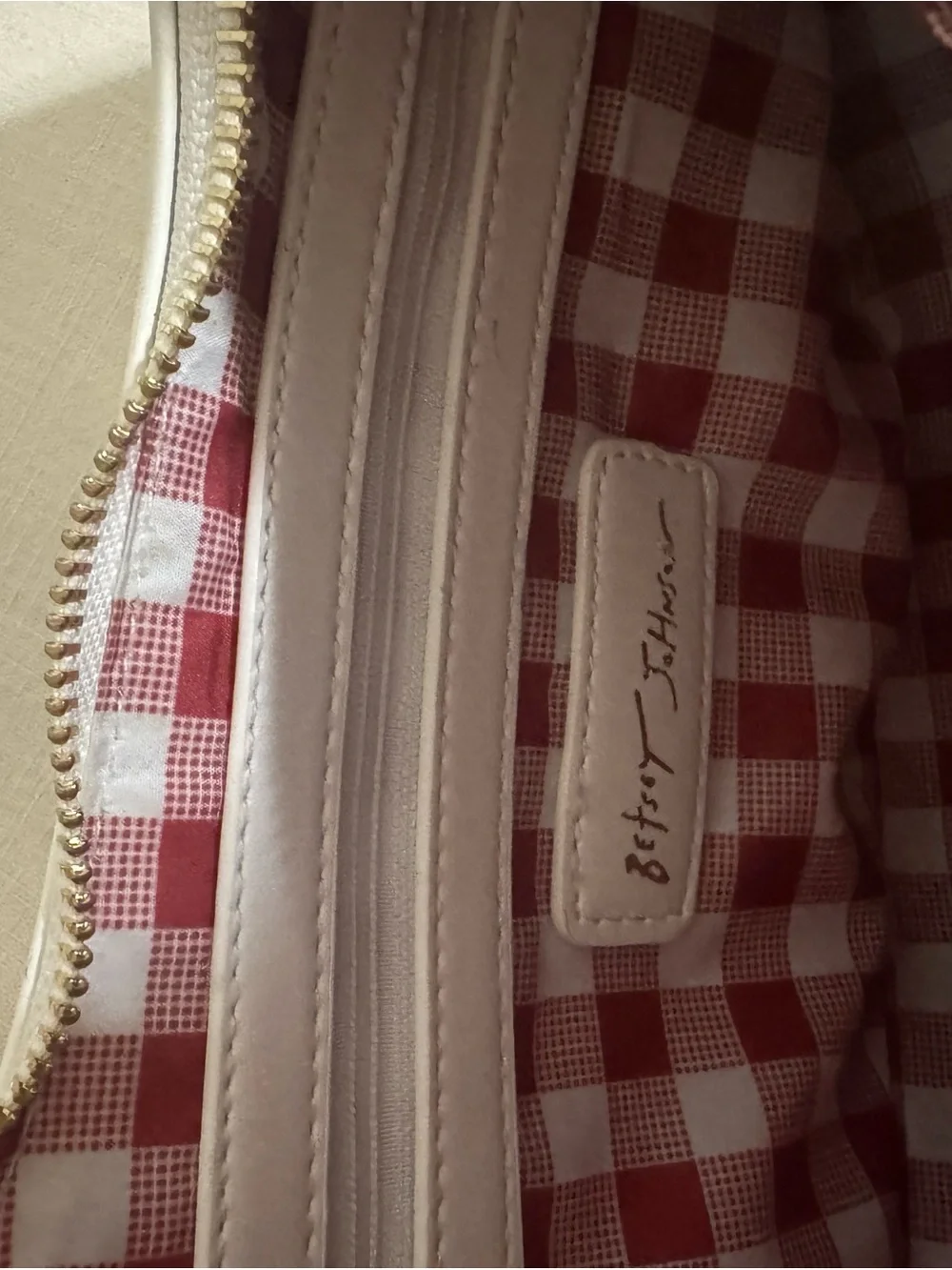 XOXO White Cherry-Print Shoulder Bag with Red Pom Charm